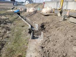 水路改修工事